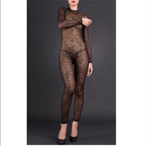Maison Close Pants - Maison Close Lace Catsuit
